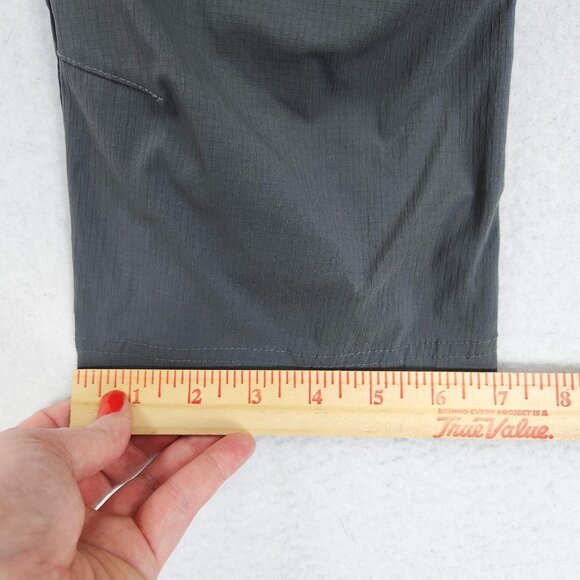 Columbia Pants Womens 2 Gray Omni Shield Cargo Capri Crop Hiking Rip Stop Casual - Picture 6 of 12